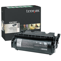 Lexmark™ 12A7462 High-Yield Return Program Black Toner Cartridge