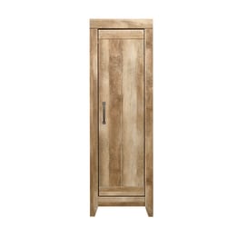 Sauder Adept Engineered Wood Narrow Storage Cabinet, 3 Adjustable Shelves, Craftsman Oak