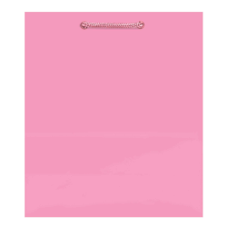 Amscan Glossy Gift Bags, Medium, New Pink, Pack Of 10 Bags
