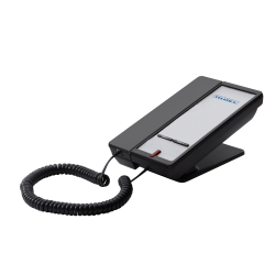 Teledex E-Series Corded Phone, With Message Alert, Black, EA011000N00L