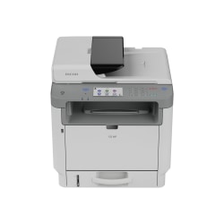 Ricoh 132 MF Laser Multifunction Printer - Monochrome - Copier/Fax/Printer/Scanner - 34 ppm Mono Print - 434056