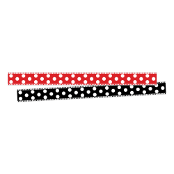Barker Creek Double-Sided Border Strips, 3" x 35", Dots, Set Of 24