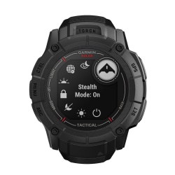 Garmin® Instinct 2X Tactical Edition Solar Smart Watch, Black