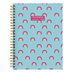 2024-2025 TF Publishing Medium Weekly/Monthly Planner, Sky, 8" x 6-1/2", July To June