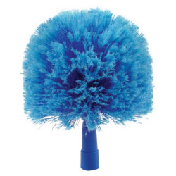 Carlisle Flo-Pac Round Soft-Flagged Duster, 9", Blue