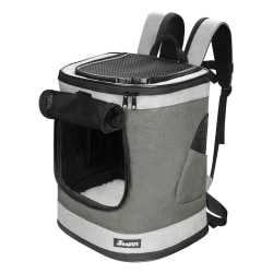 Jespet®, Inc. Deluxe Pet Backpack, 17"H x 12"D x 13"W, Smoke Gray