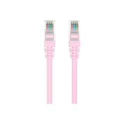 Belkin 900 Series Cat. 6 UTP Patch Cable - RJ-45 Male - RJ-45 Male - 5ft - Pink