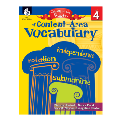 Shell Education Getting To The Roots Of Content-Area Vocabulary, Grade 4