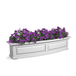 Mayne Nantucket Window Box Planter, 4', White