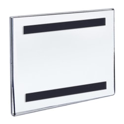 Azar Displays Magnetic Sign Holders, 5-1/2" x 5-1/2", Clear, Pack Of 10 Holders