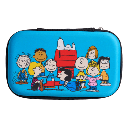 Peanuts Licensed Molded Pencil Case, 5"H x 8.75"W x 2.5"D, Quantity 1