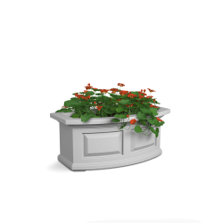 Mayne Nantucket Window Box Planter, 2', White
