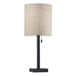 Adesso® Liam Table Lamp, 22"H, Dark Bronze