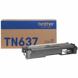 Brother TN637BK Original Ultra High Yield Laser Toner Cartridge - Black Pack - 10,000 pages