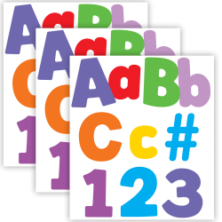 Carson Dellosa Education EZ Letters Combo Pack, Color Splash, 219 Pieces Per Pack, Set Of 3 Packs