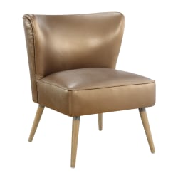 Ave Six Amity Side Chair, Sizzle Copper/Light Brown/Gold