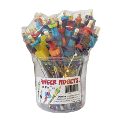 Musgrave Pencil Company Pencil Fidgets, Assorted Colors, Tub Of 36 Fidgets