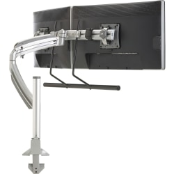 Chief KONTOUR K1C22HS Desk Mount for Flat Panel Display - Silver - Height Adjustable - 10" to 24" Screen Support - 18 lb Load Capacity - 75 x 75, 100 x 100 - VESA Mount Compatible - Aluminum