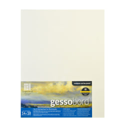 Ampersand Gessobord, 14" x 18", 1/8", White, Pack Of 2