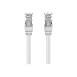 Belkin 1ft CAT6 Ethernet Patch Cable Snagless, RJ45, M/M, White - Patch cable - RJ-45 (M) to RJ-45 (M) - 1 ft - UTP - CAT 6 - molded, snagless - white - for Omniview SMB 1x16, SMB 1x8; OmniView SMB CAT5 KVM Switch