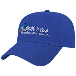 Custom Embroidered Low Profile Cap, One Size