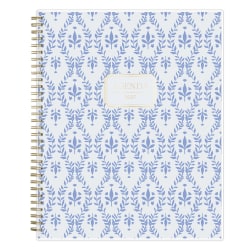 2027 Blue Sky Baritza Smooth Frosted Weekly/Monthly Planning Calendar, 8.5x11, Safety Wirebound Safety, 158964