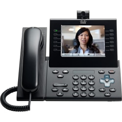 Cisco Unified 9971 IP Phone - Refurbished - 2 Multiple Conferencing - Wall Mountable - Charcoal - 6 x Total Line - VoIP - 5.6" LCD - 2 x Network (RJ-45) - PoE Ports