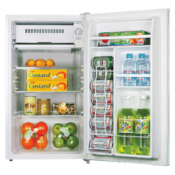Lorell® 3.3 Cu Ft Compact Refrigerator, Light Blue/White
