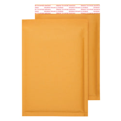 Office Depot® Brand Self-Sealing Bubble Mailers, Size 0, 6" x 9", Pack Of 12
