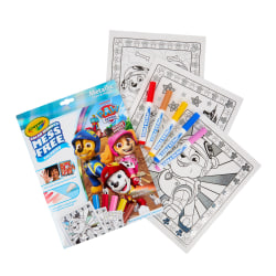Crayola PAW Patrol Color Wonder Metallic Mess Free Coloring Set, Gift for Kids, 3, 4, 5, 6