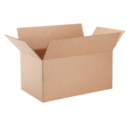 Office Depot® Brand Corrugated Box, 21-1/2" x 15" x 12", Kraft