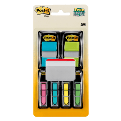 Post-it® Notes Flags, With Durable Tabs, Bright Colors, Pack Of 6 Pads