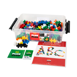 Plus-Plus Building Blocks Big Basic Mix, 200-Piece Tub