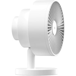 Windmill 5-Speed Smart Fan With Remote, 11-1/4"H x 9-5/8"W x 8-1/8"D, White