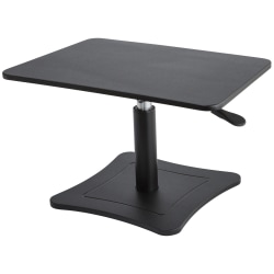 Victor High™ Rise Collection Height-Adjustable Wood Laptop Riser, 15 1/4"H x 21"W x 13"D, Black