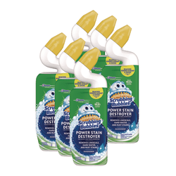 Scrubbing Bubbles® Power Stain Destroyer Toilet Bowl Disinfectant, Rainshower Scent, 24 oz Bottle, 6/Carton
