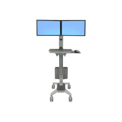 Ergotron Neo-Flex WideView WorkSpace - Cart - Constant Force Technology - aluminum, powder-coated steel - two-tone gray - 24-194-055
