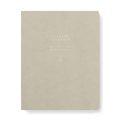 Fringe Studio Non-Dated Weekly Planner, 7-1/2" x 9-1/2", Gray