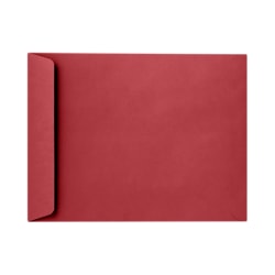 LUX Open-End Envelopes, 6" x 9", Peel & Press Closure, Ruby Red, Pack Of 500