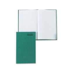 Rediform Green Cover Record Account Book - 200 Sheet(s) - Gummed - 6.25" x 9.62" Sheet Size - Green - White Sheet(s) - Green Cover - Recycled - 1 Each