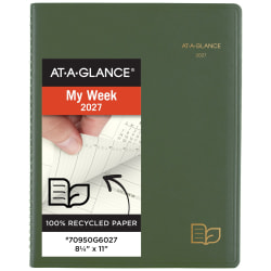 AT-A-GLANCE® Recycled Weekly Monthly Appointment Books, 70950G6027