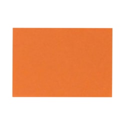LUX Flat Cards, A6, 4 5/8" x 6 1/4", Mandarin Orange, Pack Of 250