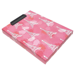 Snap-N-Store Storage Clipboard, 1-3/4" x 12-5/8", Paris Pink