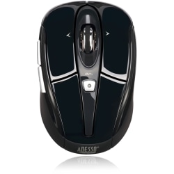 Adesso® iMouse S60B Wireless RF Programmable Nano Optical Mouse, Black