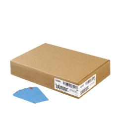 Avery® Colored Shipping Tags - 4.75" Length x 2.37" Width - Rectangular - 1000 / Box - Blue