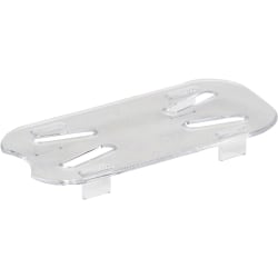 Cambro Camwear GN 1/9 Drain Shelves, 9/16"H x 2-5/16"W x 5"D, Clear, Pack Of 6 Shelves
