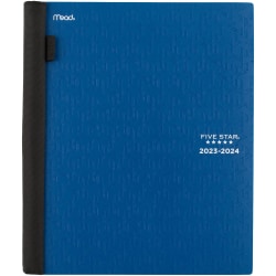 2023-2024 Five Star® Advance® Student Academic Weekly/Monthly Planner, 8-1/2" x 11", Blue, August 2023 to July 2024, TAW65920