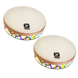 Westco Educational Products Sound Choice Remo Hand Drums, Multicolor, Pack Of 2 Drums