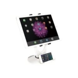 Ergoguys Deluxe Tablet Station - Desktop stand for tablet - white
