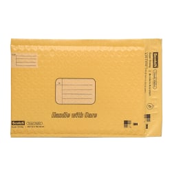 Scotch® Bubble Mailer, #0, 6" x 9", Pack Of 4